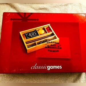 Classic All American Games Includes Yoyo, Balls, Jacks,  Marbles